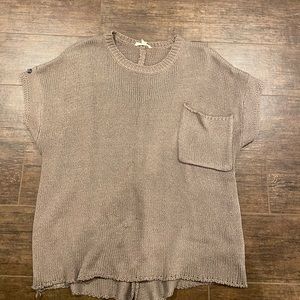 short sleeve sweater